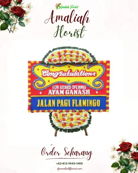Sewa Papan Bunga Kolese